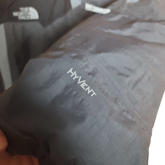 The North Face Mens Large Grey Full Zip Hyvent Jacket Multiple Pockets - Picture 7 of 9